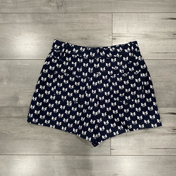 Maje Ionala Bow Jacquard Shorts - Picture 5 of 6